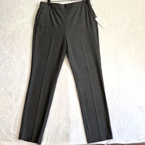 Ann Taylor Women’s 8 Gray The Straight Bi‑Stretch Pants High Rise Trousers NWT